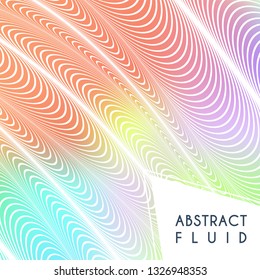 Abstract wavy background, optical art, opart striped. Vector waves, geometry line stripes
