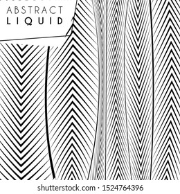 Abstract wavy background, optical art, opart striped. Vector waves, geometry line stripes
