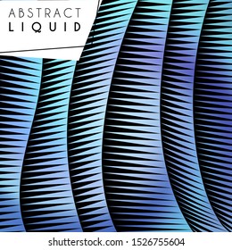 Abstract wavy background, optical art, opart striped. Vector waves, geometry line stripes