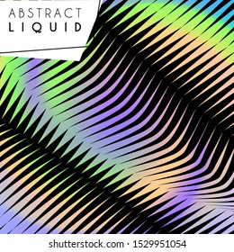 Abstract wavy background, optical art, opart striped. Vector waves, geometry line stripes