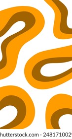 Abstract wavy Background. orange background. abstract yellow wavy wallpaper. Abstract curvy orange background.