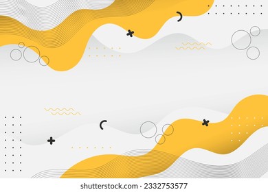 Fondo ondulado abstracto con barra de contorno y sombra de caída