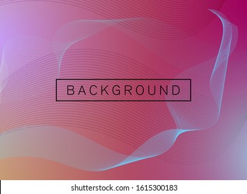 abstract wavy background. Background abstract pink blue line color for Homepage.