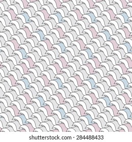 Abstract wavy background. Seamless pattern.Vector.