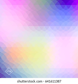 Abstract Wavy Background with Soft Color Tone. Modern Vector Illustration without Transparency.