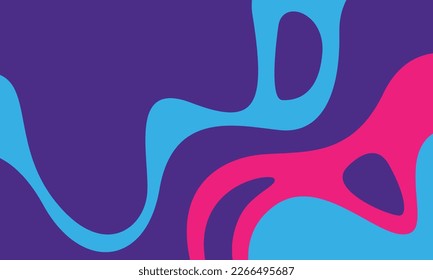 Plantilla de fondo ondulada abstracta con color vibrante. Esto es bueno para el cartel