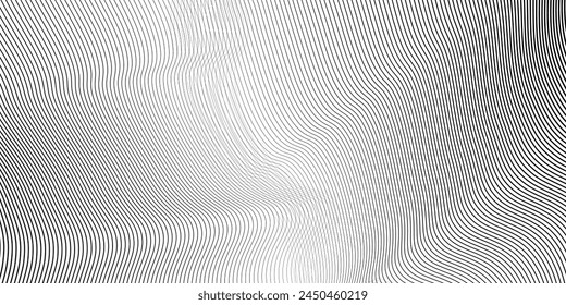 Abstractas fondo ondulado. Línea fina sobre fondo blanco, abstracto con líneas de negocio, fondo ondulado Abstractas. Delgada línea sobre blanco. artes fondo artes
