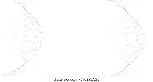 Abstract wavy background. Thin line on white. line vector ilustration modern