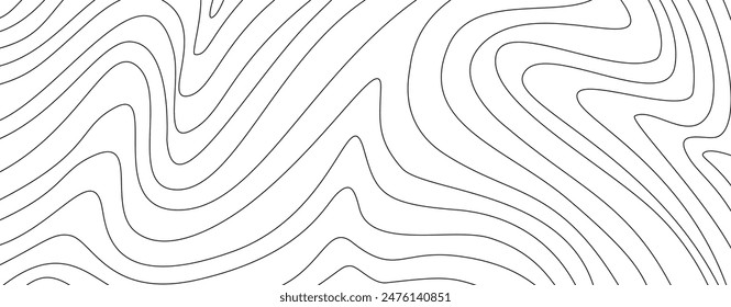 fondo ondulado abstracto. fondo de contorno topográfico. fondo de líneas de contorno. Fondo de contorno de mapa topográfico.
