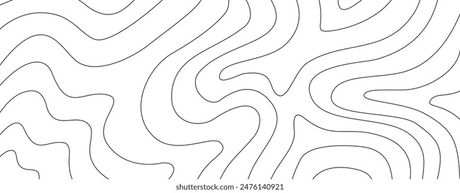 fondo ondulado abstracto. fondo de contorno topográfico. fondo de líneas de contorno. Fondo de contorno de mapa topográfico.