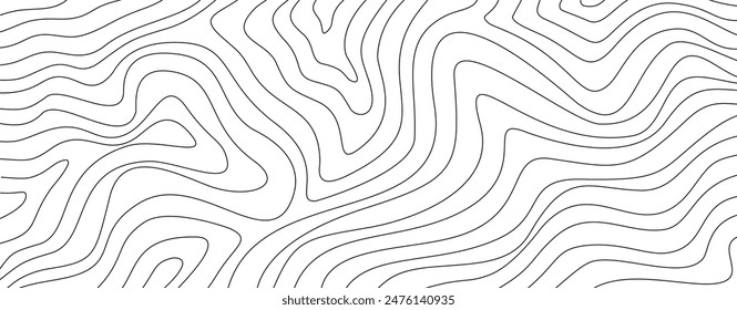 abstract wavy background. topographic contour background. contour lines background. Topographic map contour background.