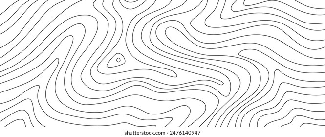fondo ondulado abstracto. fondo de contorno topográfico. fondo de líneas de contorno. Fondo de contorno de mapa topográfico.