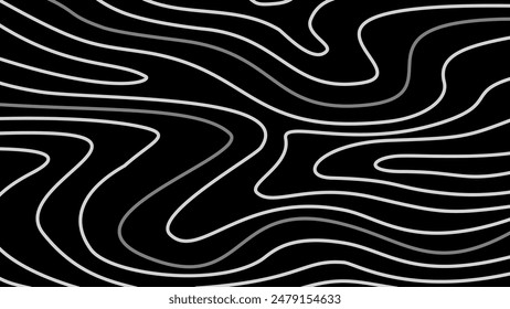 fondo ondulado abstracto. fondo de contorno topográfico. fondo de líneas de contorno. Fondo de contorno de mapa topográfico.