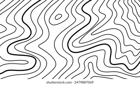 fondo ondulado abstracto. fondo de contorno topográfico. fondo de líneas de contorno. Fondo de contorno de mapa topográfico.