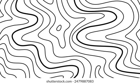 fondo ondulado abstracto. fondo de contorno topográfico. fondo de líneas de contorno. Fondo de contorno de mapa topográfico.