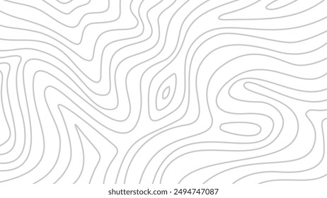 fondo ondulado abstracto. fondo de contorno topográfico. fondo de líneas de contorno. Fondo de pantalla de contorno de mapa topográfico.