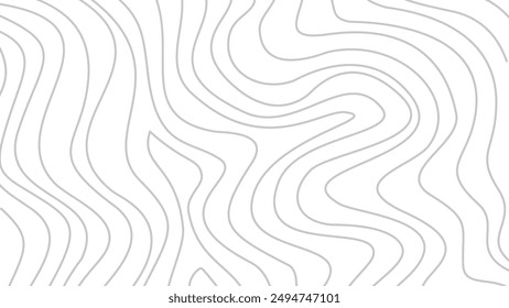 Abstrakter wellenförmiger Hintergrund. Topographischer Konturhintergrund. Konturlinien-Hintergrund. In: Topographic Map Contour Bildschirmhintergrund.