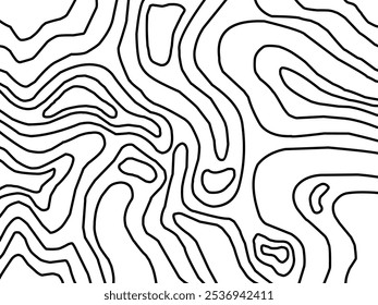 abstract wavy background. topographic contour background. contour lines background. Topographic map contour background.
