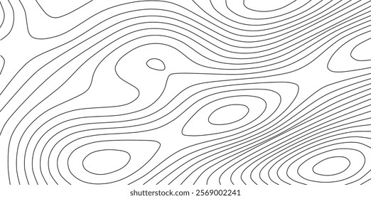 abstract wavy background. topographic contour background. contour lines background. Topographic map contour background.Cartography vector design, trendy liquid and wavy decoration for poster, cover.