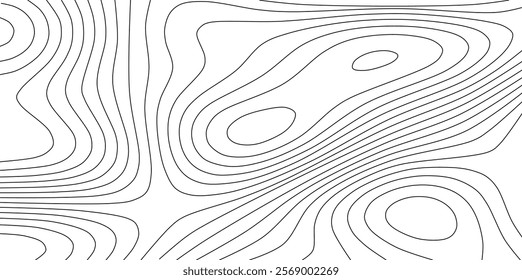 abstract wavy background. topographic contour background. contour lines background. Topographic map contour background.Cartography vector design, trendy liquid and wavy decoration for poster, cover.