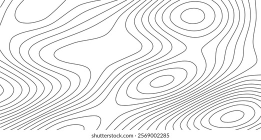 abstract wavy background. topographic contour background. contour lines background. Topographic map contour background.Cartography vector design, trendy liquid and wavy decoration for poster, cover.
