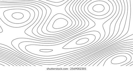 abstract wavy background. topographic contour background. contour lines background. Topographic map contour background.Cartography vector design, trendy liquid and wavy decoration for poster, cover.