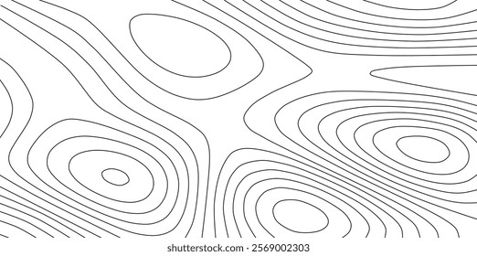 abstract wavy background. topographic contour background. contour lines background. Topographic map contour background.Cartography vector design, trendy liquid and wavy decoration for poster, cover.
