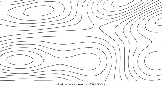 abstract wavy background. topographic contour background. contour lines background. Topographic map contour background.Cartography vector design, trendy liquid and wavy decoration for poster, cover.
