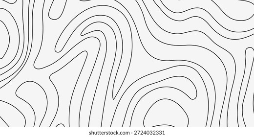 plano de fundo ondulado abstrato. plano de fundo do contorno topográfico. plano de fundo das linhas de contorno. Plano de fundo do contorno do mapa topográfico. Vetor moderno