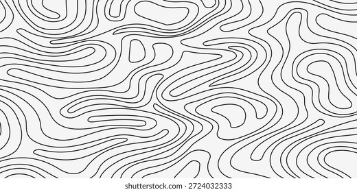 Fondo ondulado abstracto. fondo de contorno topográfico. fondo de líneas de contorno. Fondo de contorno de mapa topográfico.