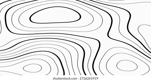 plano de fundo ondulado abstrato. plano de fundo do contorno topográfico. plano de fundo das linhas de contorno. Plano de fundo do contorno do mapa topográfico.