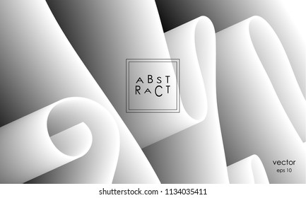 Abstract wavy background. Trendy minimal design. Vector eps 10.