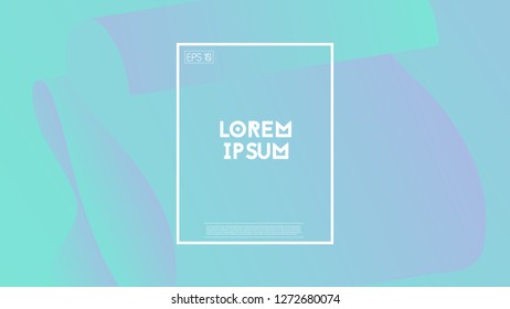 Abstract wavy background. Trendy minimal design. Vector eps 10.
