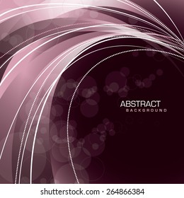Abstract wavy background. Vector.