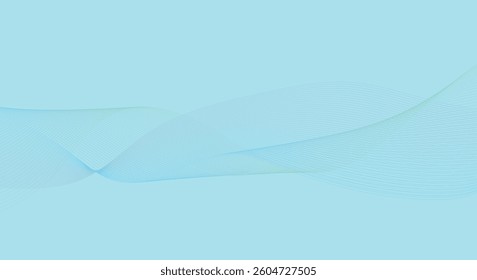 Abstract wavy background. Vector creative illustration