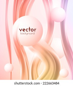 Abstract wavy background. Vector eps10.