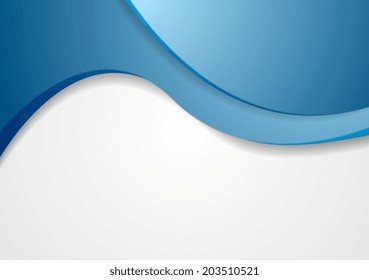 Abstract wavy background. Vector illustration
