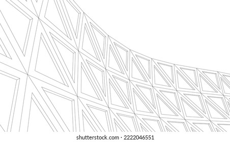 abstract wavy background vector illustration