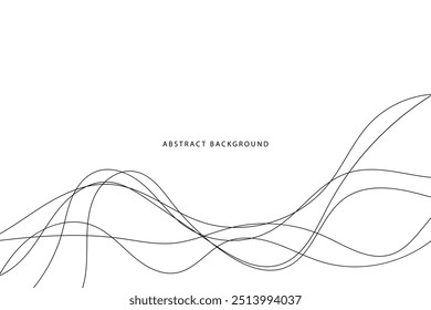 Fundo ondulado abstrato. Ilustração vetorial. EPS10