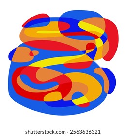 Abstract wavy background. Vector illustration. Wavy pattern. Liquid texture for cover design
