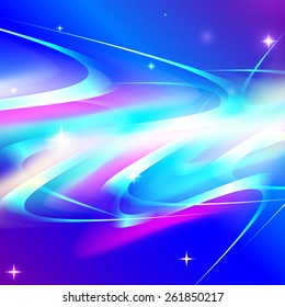 abstract wavy background, vector illustration