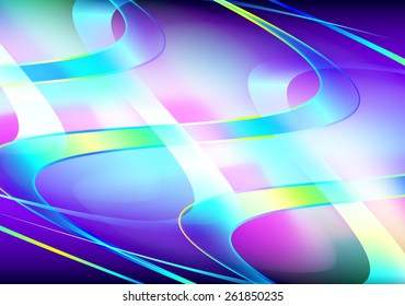 abstract wavy background, vector illustration