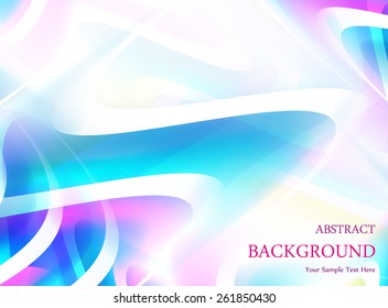 abstract wavy background, vector illustration
