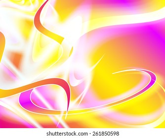 abstract wavy background, vector illustration