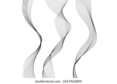 Fondo ondulado abstracto. Ilustración vectorial