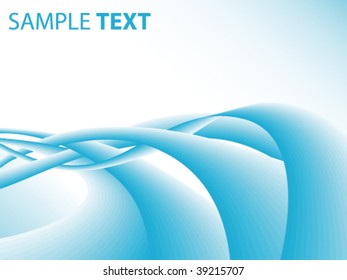 Abstract wavy background, vector illustration