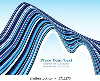 abstract wavy background, vector illustration