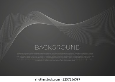 abstract wavy background vector template