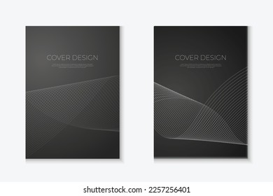 abstract wavy background vector template