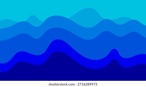 Abstract wavy background. Wallpaper. gradient mix horizontal background.